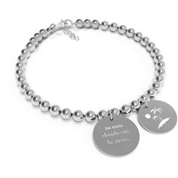 Bracciale 10 Buoni Propositi Donna Mini in Acciaio B-5223 - B-5223